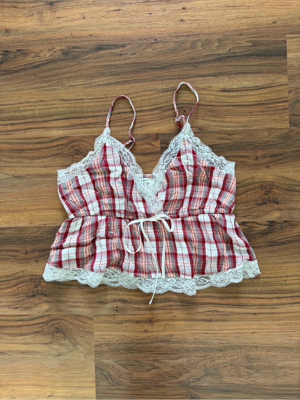 Plaid American Eagle Tank Top
